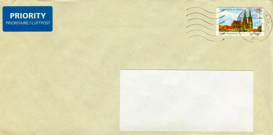 The old envelope. 스톡 사진