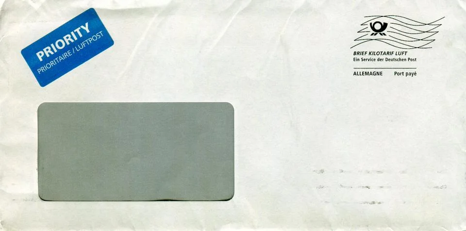 The old envelope. 스톡 사진