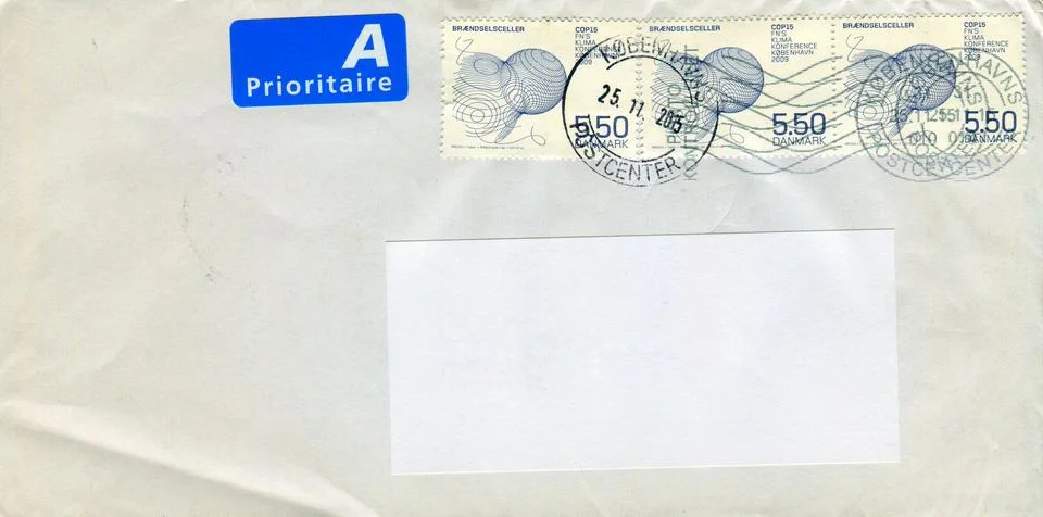 The old envelope. Foto stock