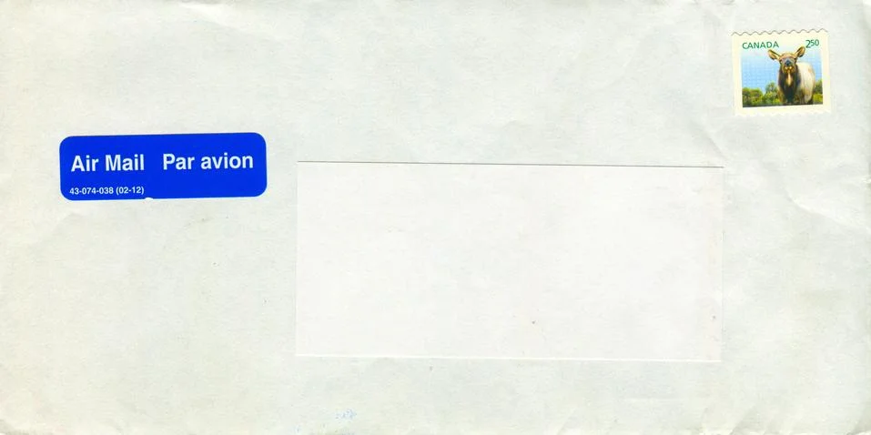 The old envelope. Stock-Fotos