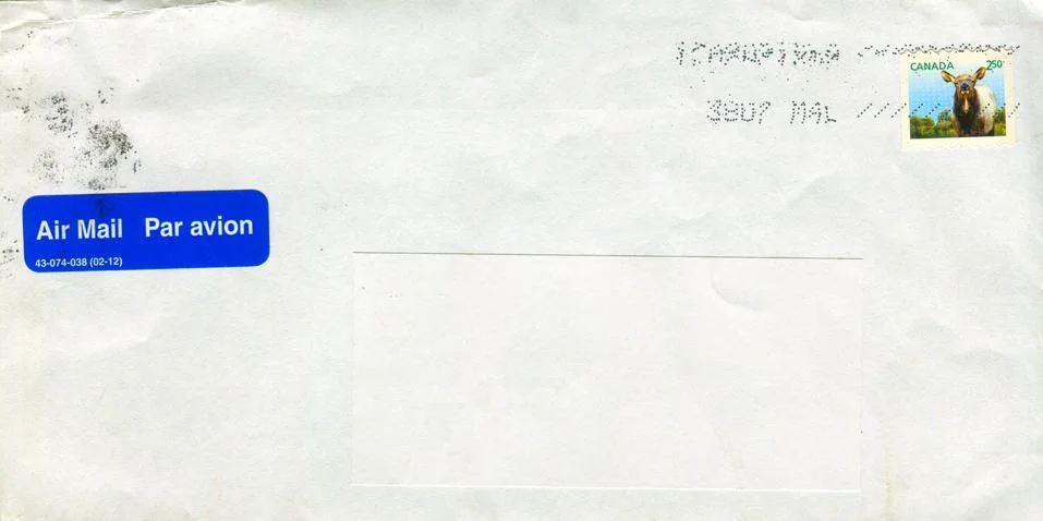 The old envelope. 스톡 사진