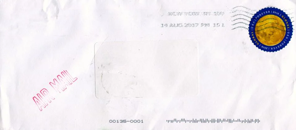 The old envelope. Stock-Fotos