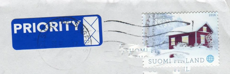 The old envelope. 스톡 사진
