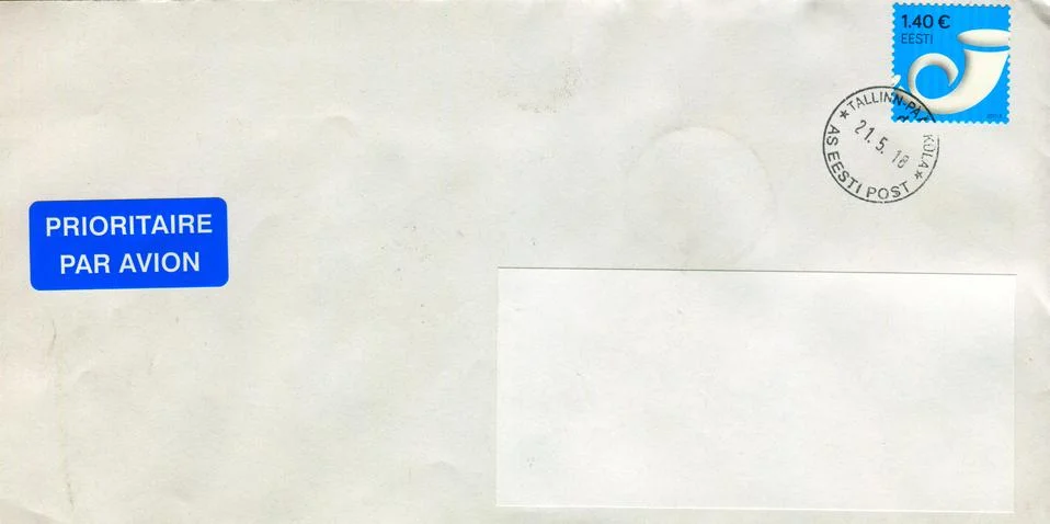 The old envelope. 스톡 사진