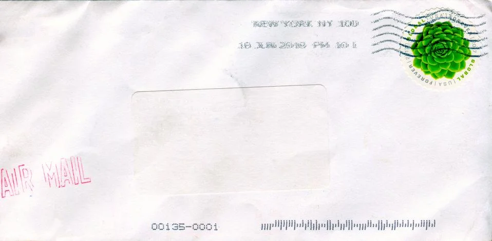 The old envelope. 스톡 사진