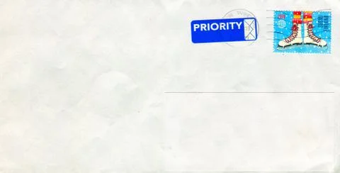 The old envelope. Foto stock