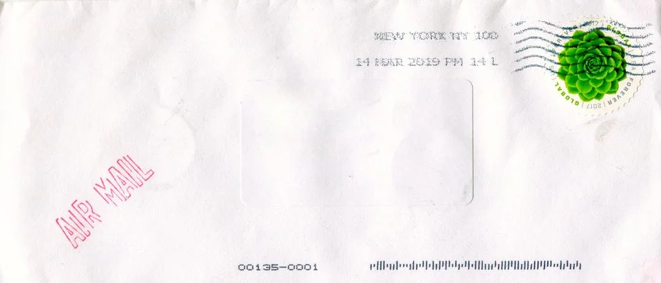 The old envelope. 스톡 사진