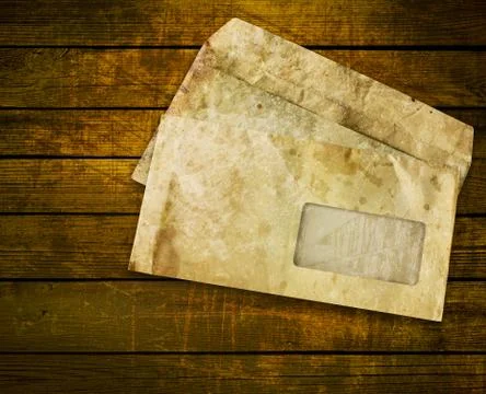 Old envelopes Stock Photos