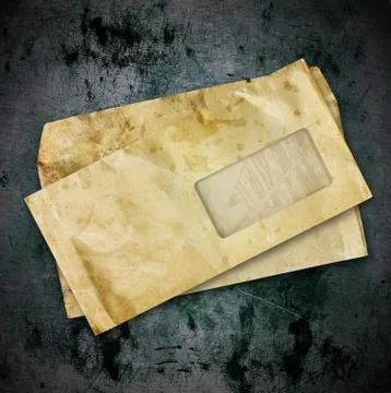 Old envelopes Stock Photos