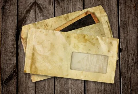 Old envelopes Stock Photos