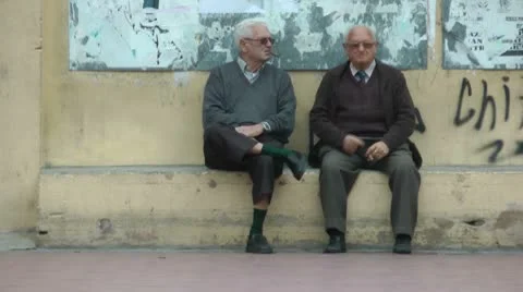 Old European Men Stock-Footage 8953689