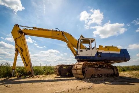 Old Excavator Stock Photos