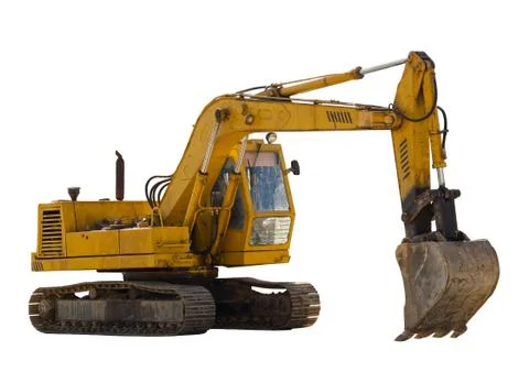 Old excavator Stock Photos