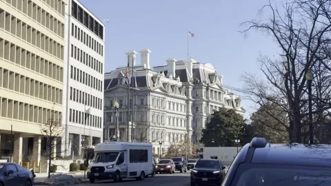 Old Executive Office Building Video stock 328873449