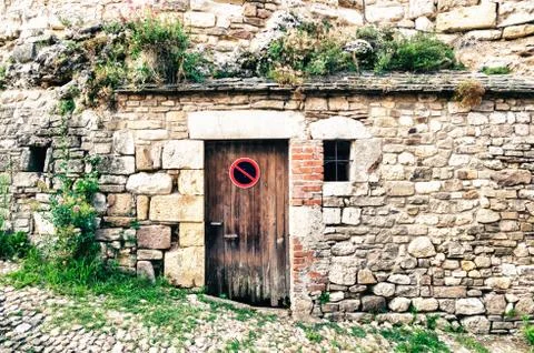 Old facade Stock Photos