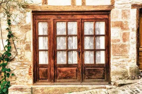 Old facade Stock Photos