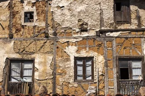 Old facade Stock Photos