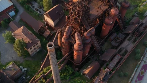 Old factory 6 Stock-Footage 98954833