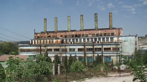 Old factory building Stock Footage 31214102
