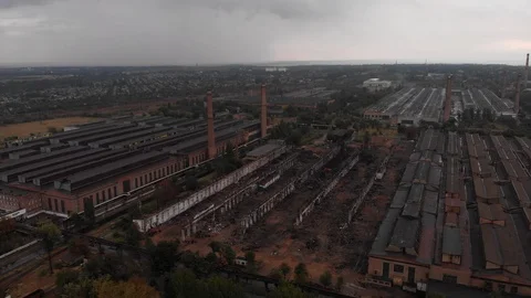 Old factory debris Stock Footage 107344027