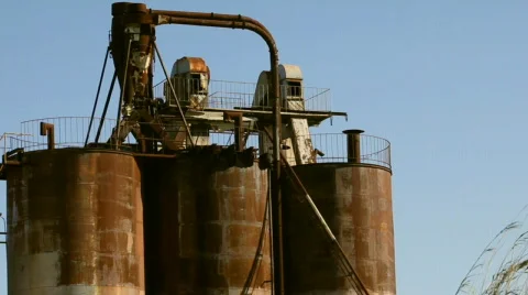 Old factory 库存影片 599498