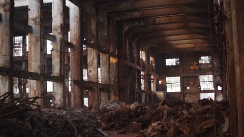 Old Factory Stock Footage 99318489