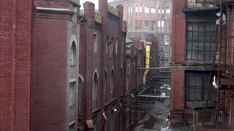 Old factory Stock Footage 161873561