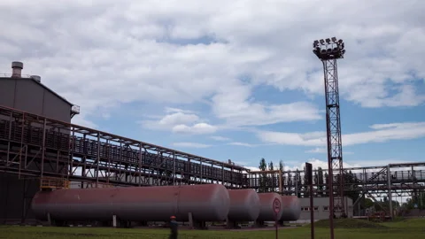 Old factory Stock Footage 218911380