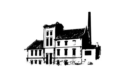Old factory Stock Illustration