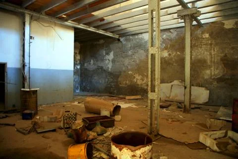 Old Factory in Luderitz Stock Photos