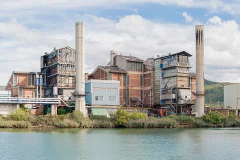Old factory Foto stock