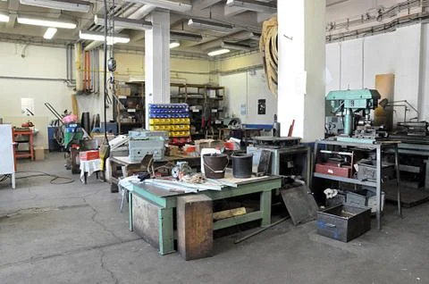 Old factory Stock Photos