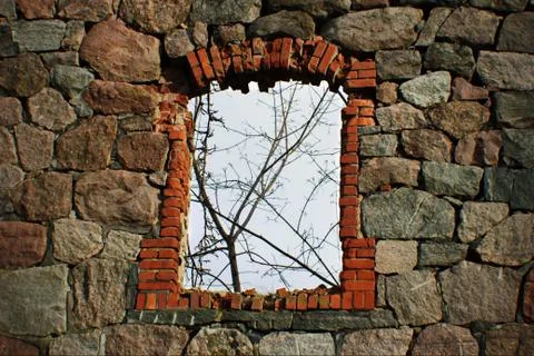 Old Factory Window Stock Photos