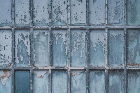 Old factory windows texture Stock Photos