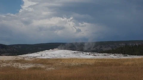 Old Faithful Stock Footage 115786600