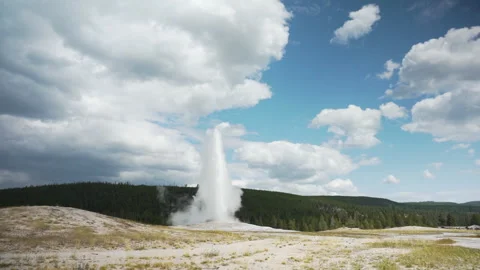 Old Faithful Stock Footage 297265045