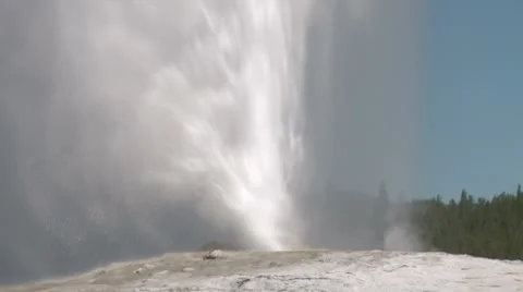 Old faithful tight Stock Footage 8928166