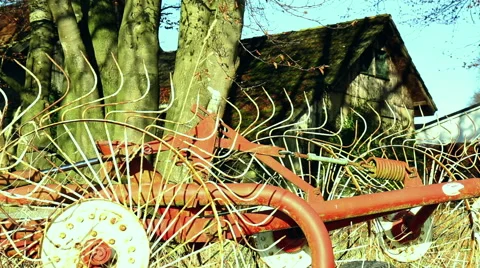 Old farm. Stock Footage 44285089