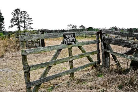 Old Farm Gate Stock Photos
