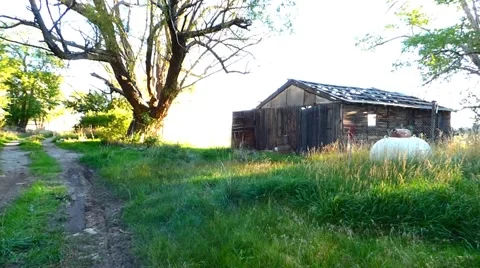 Old Farm Junkyard Video stock 43008165