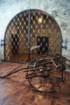 Old farm machine. Stock Photos