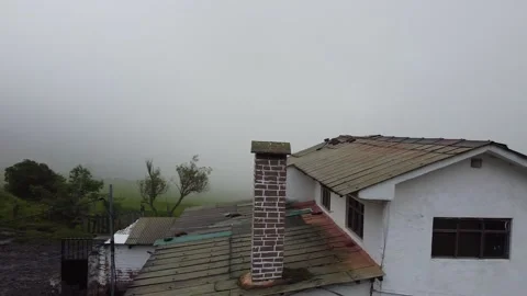Old farm in Pintag- Ecuador, with a mavic mini drone Stock Footage 201640860