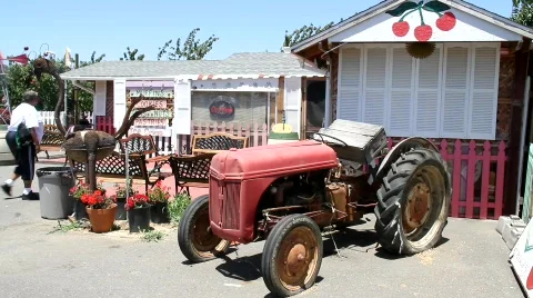 Old Farm Stand Stock Footage 758541