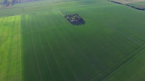 Old farmer homestead view from drone - 1 Vídeo Stock 73051657