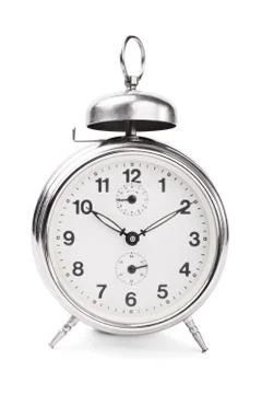 Old fashioned alarm clock Stock Photos