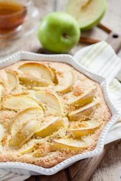 Old fashioned apple cake Stock-Fotos