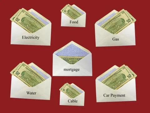 Old Fashioned Budgeting Stock Photos