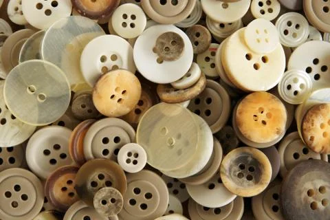 Old fashioned buttons Stock Photos