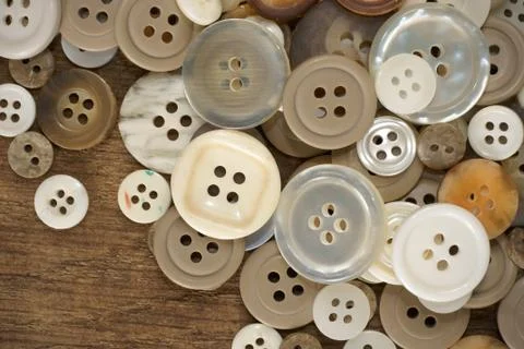 Old fashioned buttons Foto stock