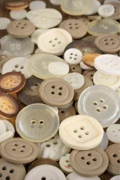 Old fashioned buttons Foto stock